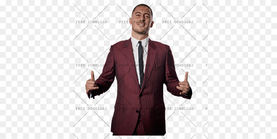 Eden Hazard Hl Image With Gentleman, Hand, Person, Formal Wear, Finger Free Png