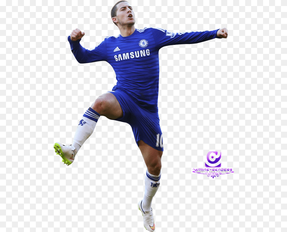 Eden Hazard Player, Adult, Shirt, Person, Hand Free Png Download