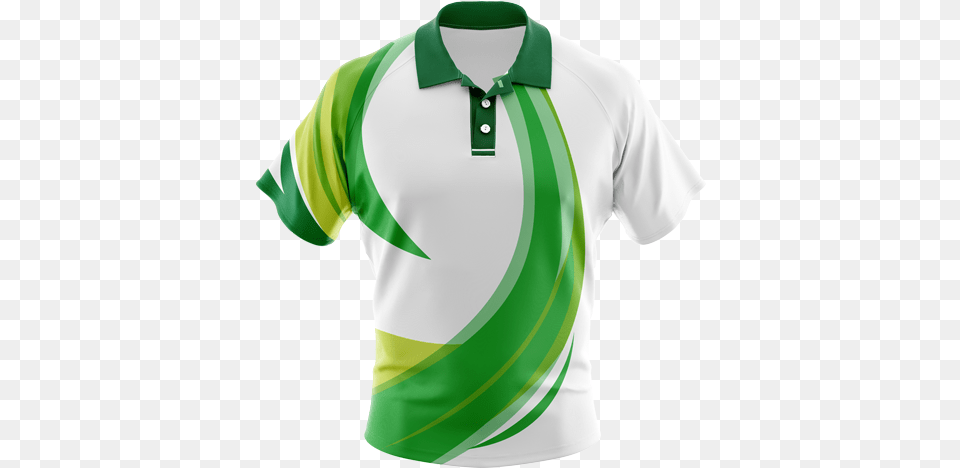 Edgbaston Sublimated Cricket Shirt Sublimation Polo Shirt Green, Clothing, T-shirt, Accessories, Jersey Free Png Download