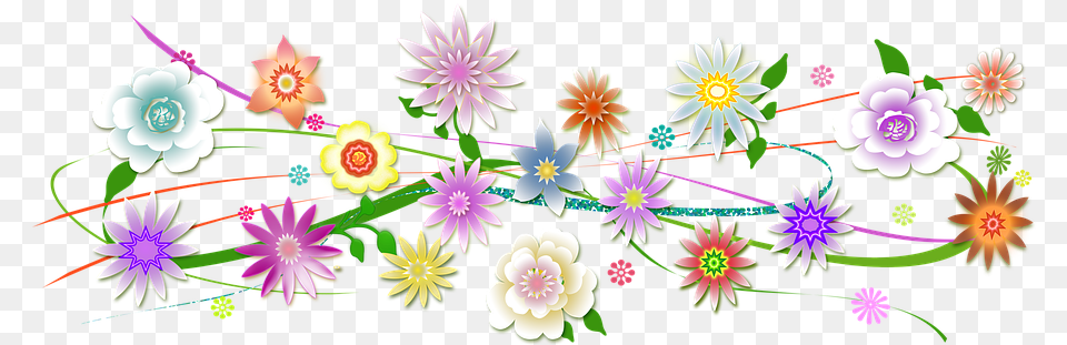 Edge Flowers Transparency Nepali New Year Greetings 2077, Art, Floral Design, Graphics, Pattern Free Transparent Png