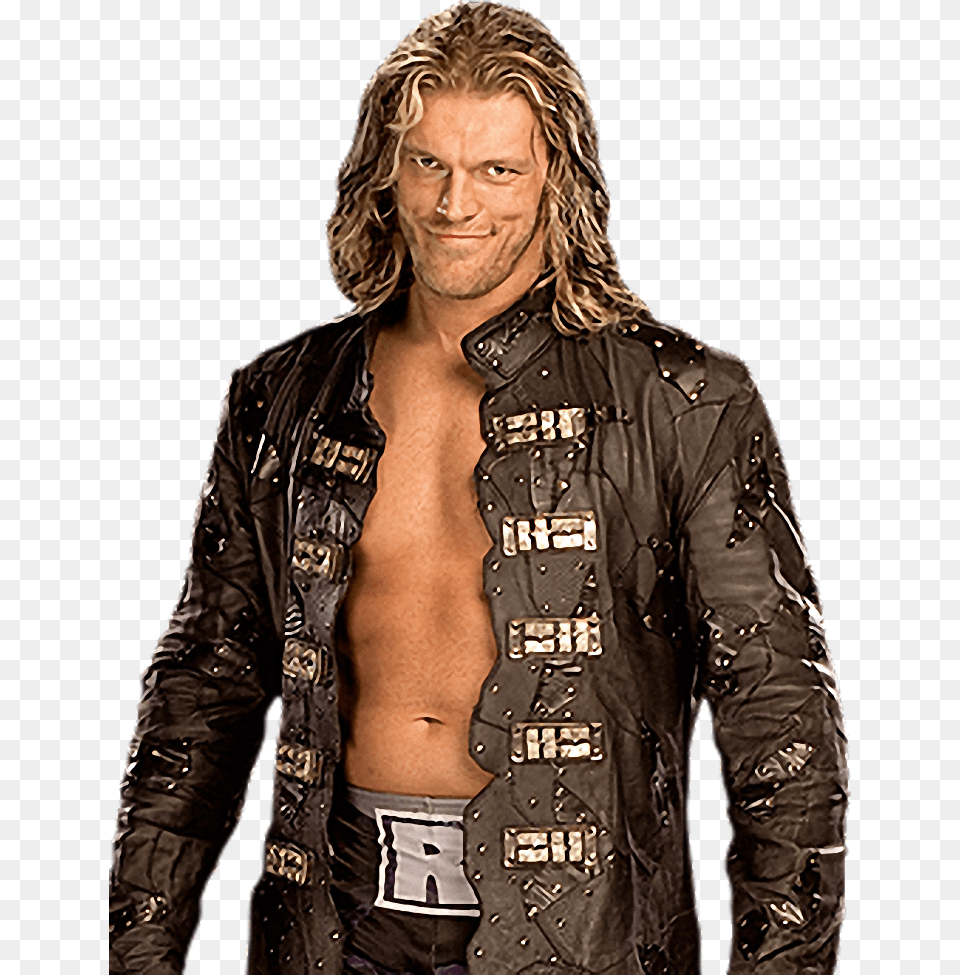 Edge Image Download Edge Wwe, Jacket, Clothing, Coat, Man Free Transparent Png