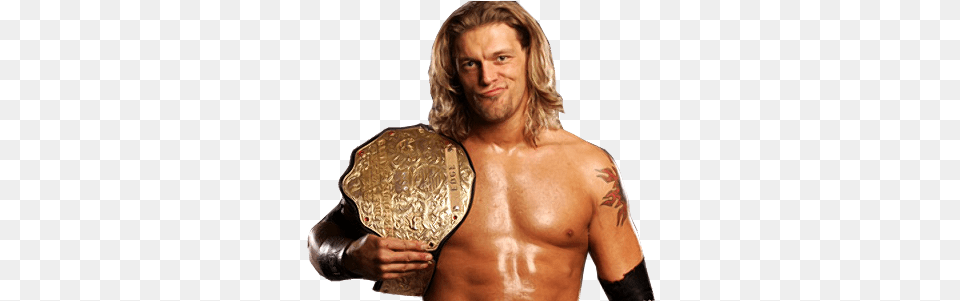 Edge Wwe World Heavyweight Championship Edge, Bronze, Adult, Male, Man Png Image