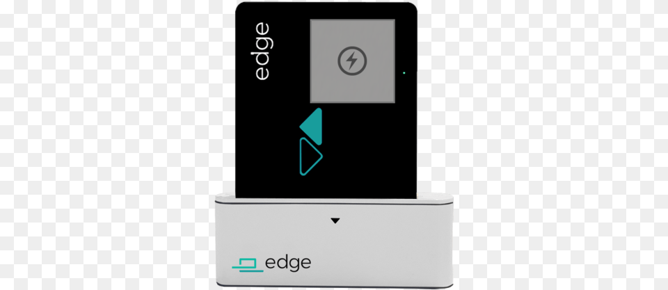 Edge In Charger Teal Logo And Arrows Gadget, Electronics, Mobile Phone, Phone, Computer Png Image