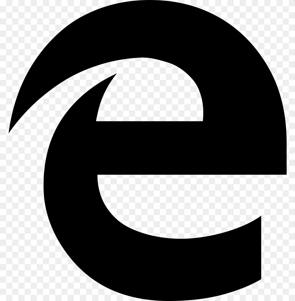 Edge Microsoft Edge Dark Icon, Logo, Symbol Free Png Download