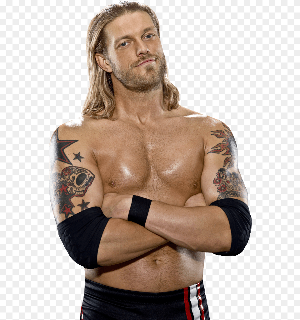 Edge Picture Wwe Edge, Tattoo, Skin, Person, Man Png Image