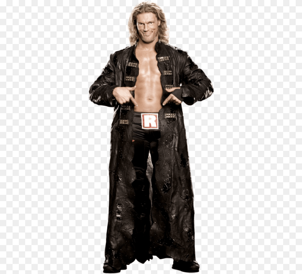 Edge Wwe, Clothing, Coat, Jacket, Adult Free Transparent Png