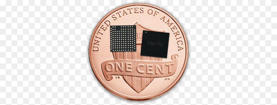 Edgetpuchip Max Google Edge Tpu Coprocessor, Electronics, Hardware, Coin, Money Free Transparent Png