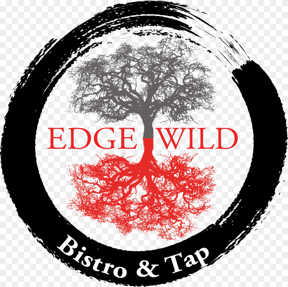 Edgewild Bistro Amp Tap Logo Edgewild Bistro And Tap, Plant, Sticker, Tree, Photography Png Image
