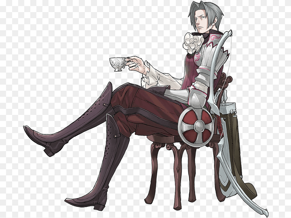 Edgeworth As Virion From Fire Emblem Niles Edgeworth Fire Emblem, Book, Comics, Publication, Adult Free Png