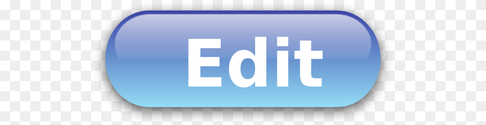 Edit Button Blue Clip Art Icon Button Edit, Text, First Aid Free Png