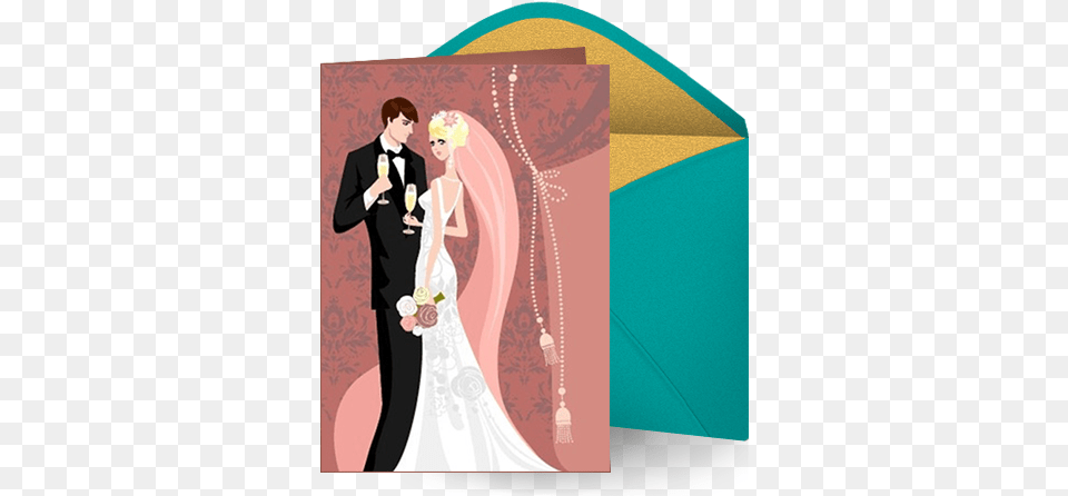 Edit Card Christian Wedding Card, Clothing, Dress, Formal Wear, Gown Png Image