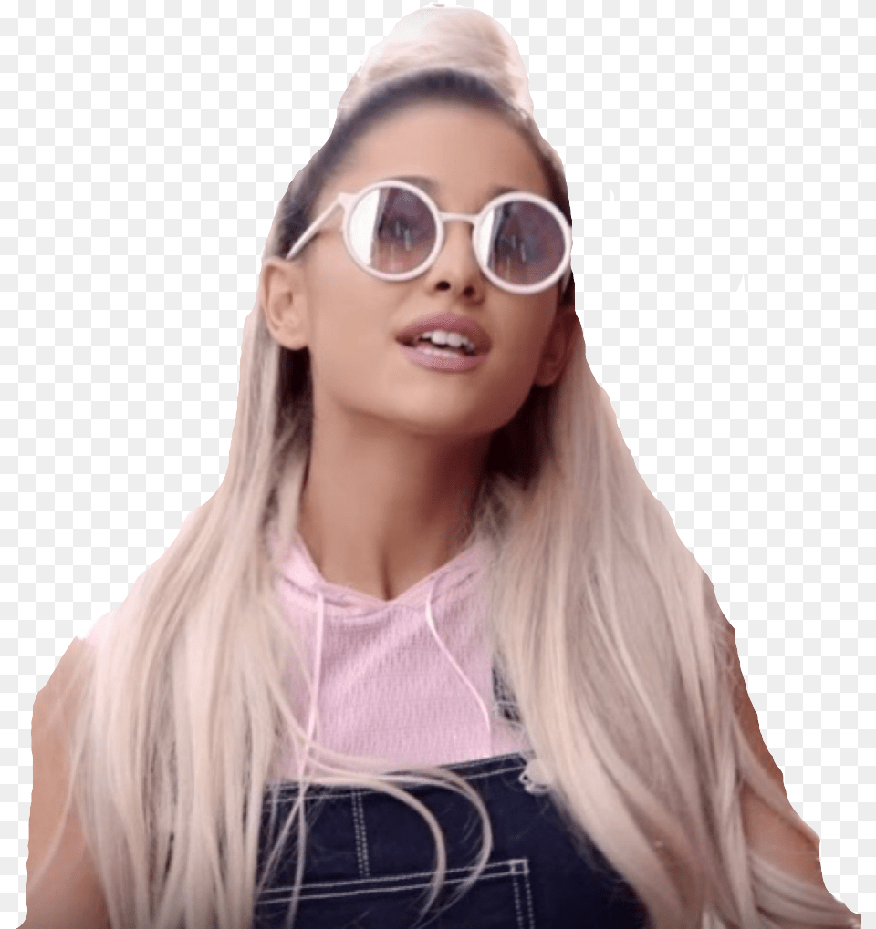 Edit Celebrity And Image Ariana Grande Com O Cabelo Platinado, Accessories, Sunglasses, Person, Hair Free Transparent Png