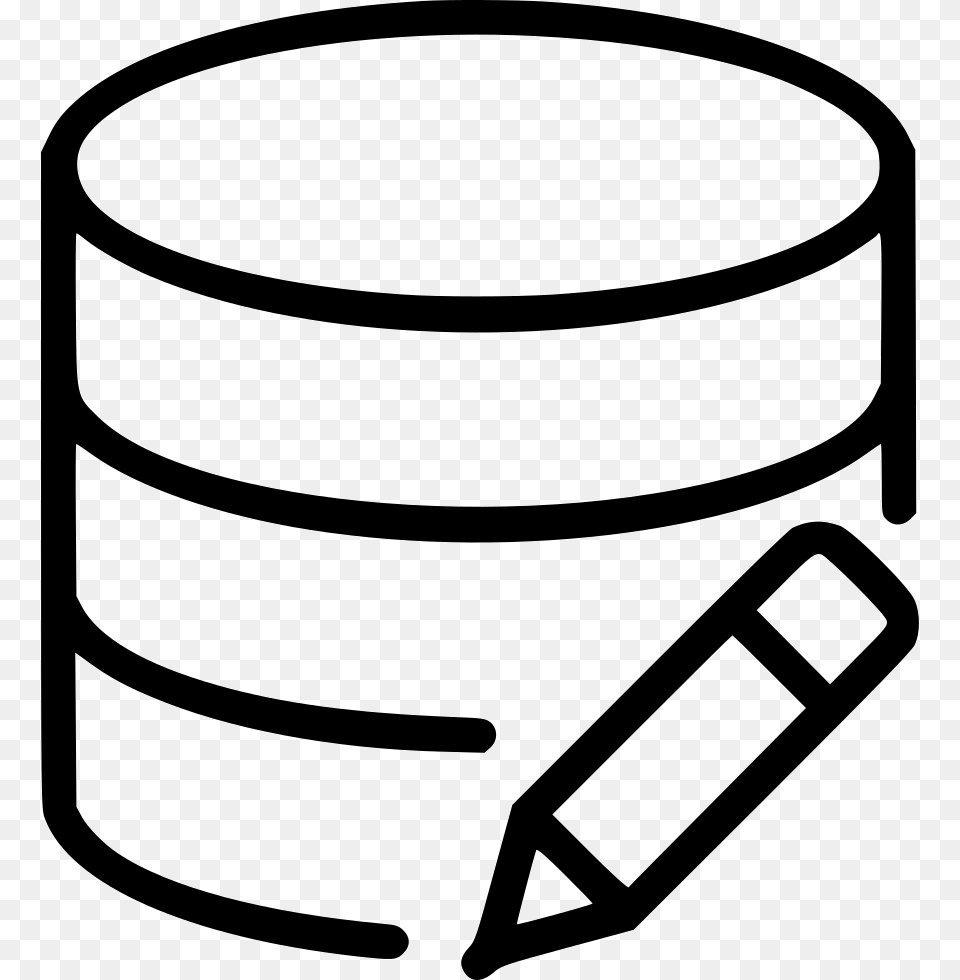 Edit Database Icon Smoke Pipe Free Png Download