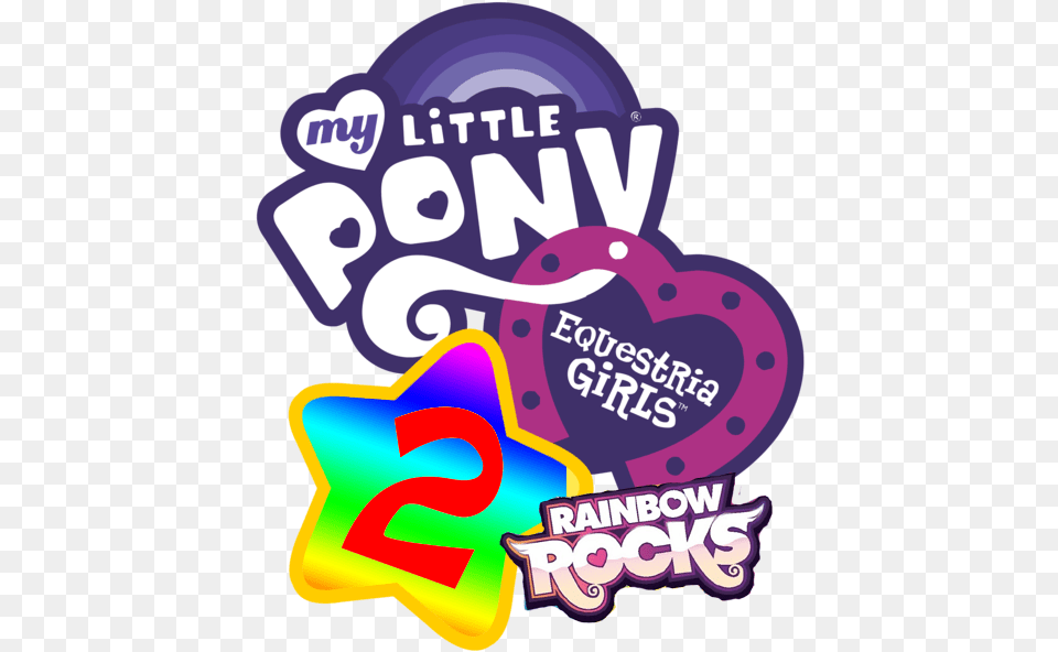 Edit Equestria Girls Kirby Logo Rainbow Rocks Equestria Girls Season, Advertisement, Sticker, Food, Sweets Png Image