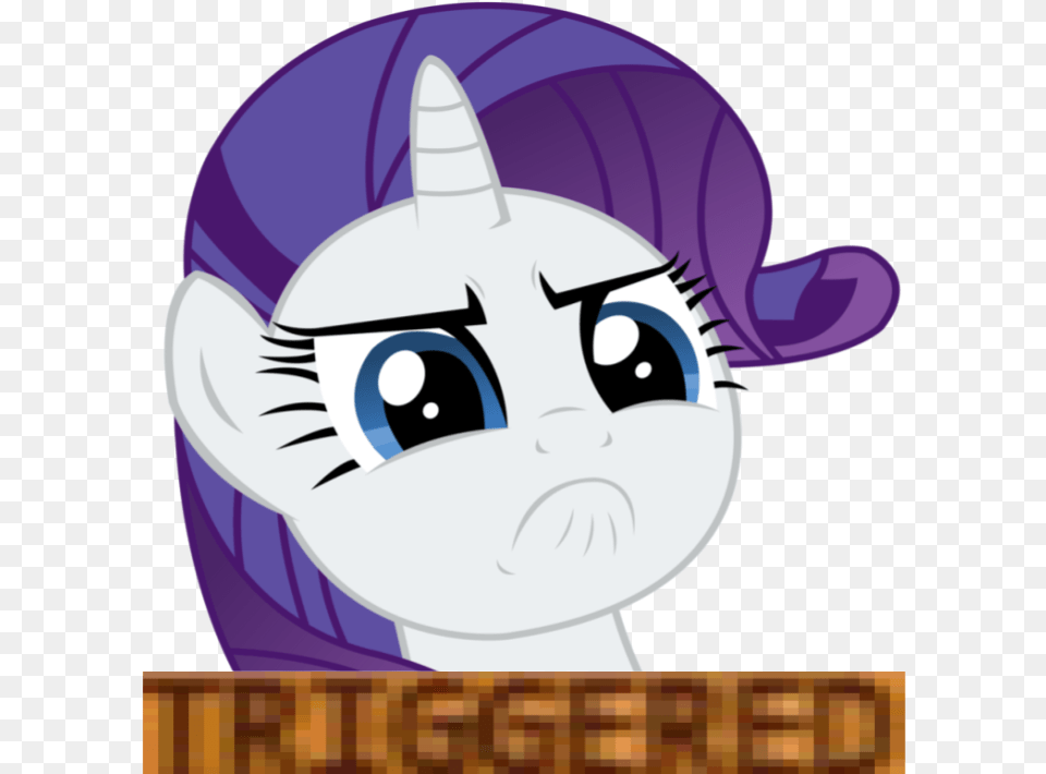 Edit Frown Meme Pony Rarity Safe Simple Background Triggered Unicorn, Publication, Book, Comics, Person Free Png