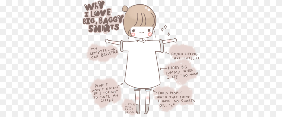 Edit Girly And Love Big Baggy Shirts, Book, Comics, Publication, Chart Png