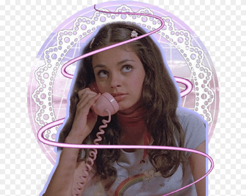 Edit Icon Icons Instagram Sticker By Emma Connell Jackie That 70 Show, Adult, Face, Female, Head Free Transparent Png