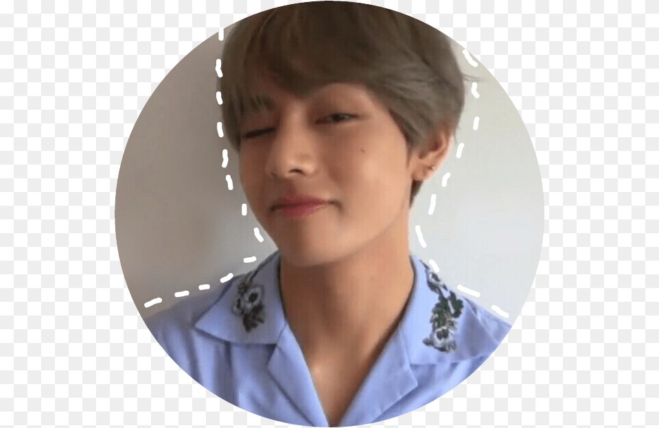 Edit Icon Taehyung Kpop Easy Clipart Transparent Stock Taehyung Fake Love, Body Part, Face, Head, Neck Free Png Download
