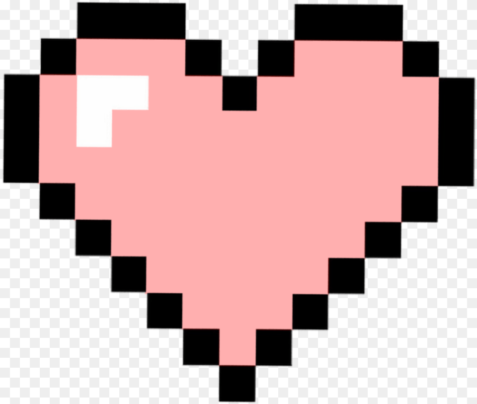 Edit Overlay Tumblr Heart 8 Bit Heart Free Png