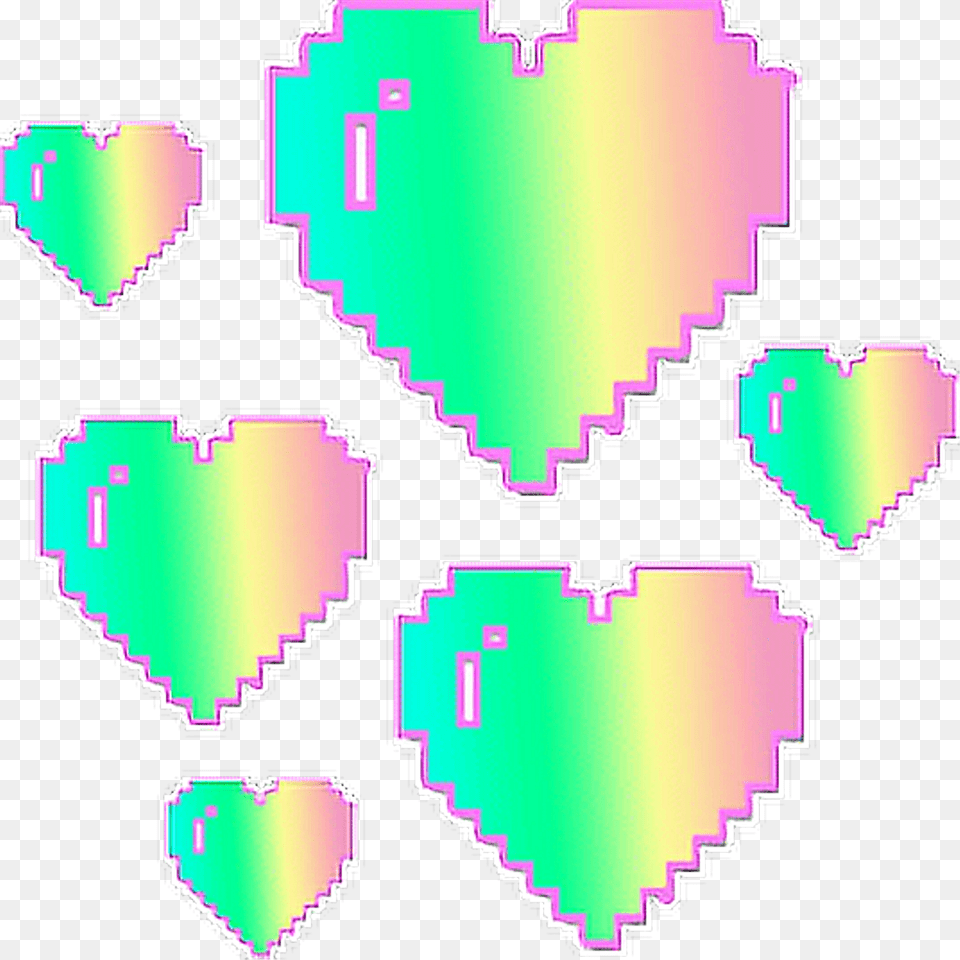 Edit Overlay Tumblr Hearts Corazones Holographic Gifs, Purple, Heart, Art, Graphics Png Image