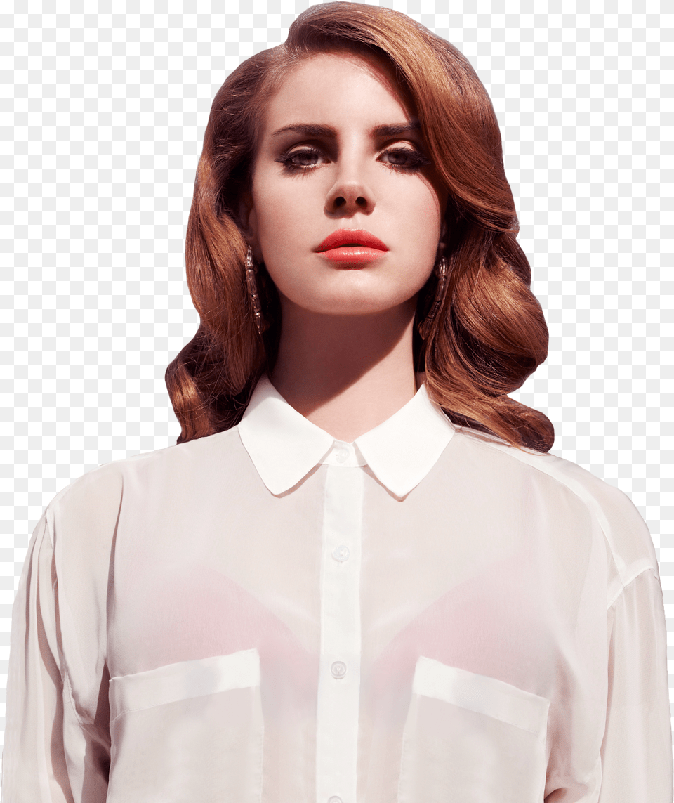 Edit Overlay Tumblr Lanadelrey Lana Del Rey Born To Dir, Adult, Shirt, Person, Female Free Transparent Png