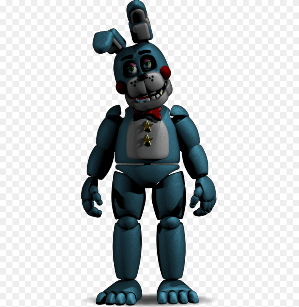 Editanother Rockstar Toy Bonnie Fnaf Ucn Rockstar Bonnie, Robot, Cartoon Free Png Download