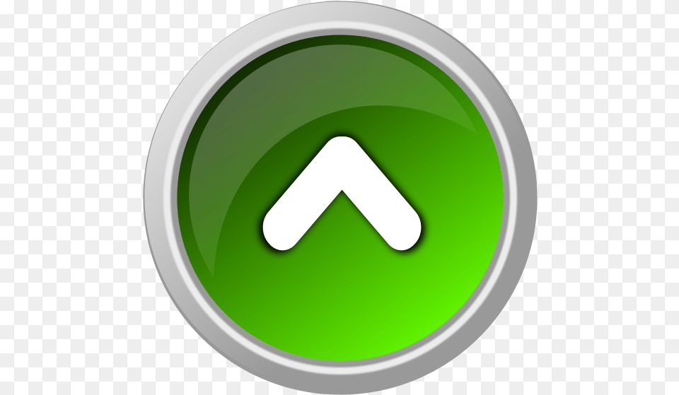 Edited Green Arrow Up Button Clip Art Vector Vertical, Sign, Symbol, Disk Free Transparent Png