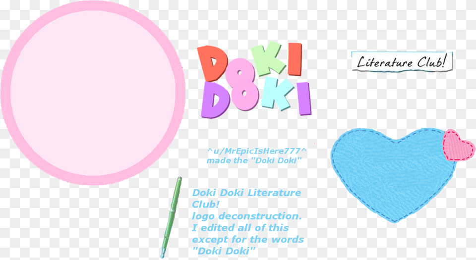 Edited Mediaddlc Logo Deconstruction But With A Transparent Ddlc Logo Deconstruction, Advertisement, Poster, Astronomy, Moon Png Image