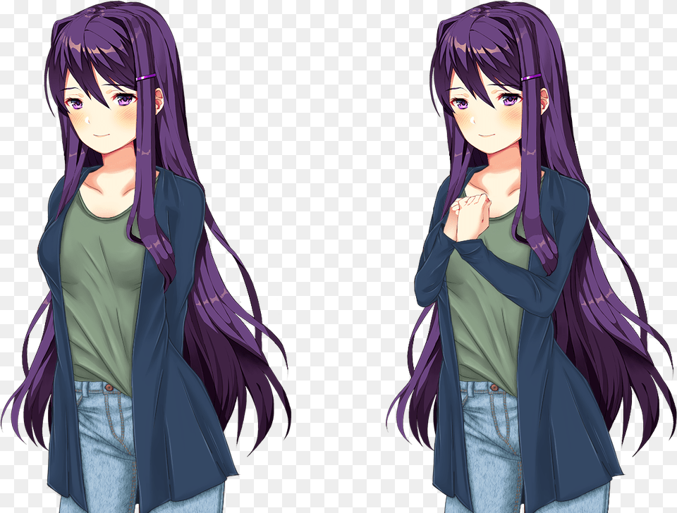 Edited Mediafree Yuri Ddlc With Boobs, Adult, Publication, Person, Woman Free Transparent Png