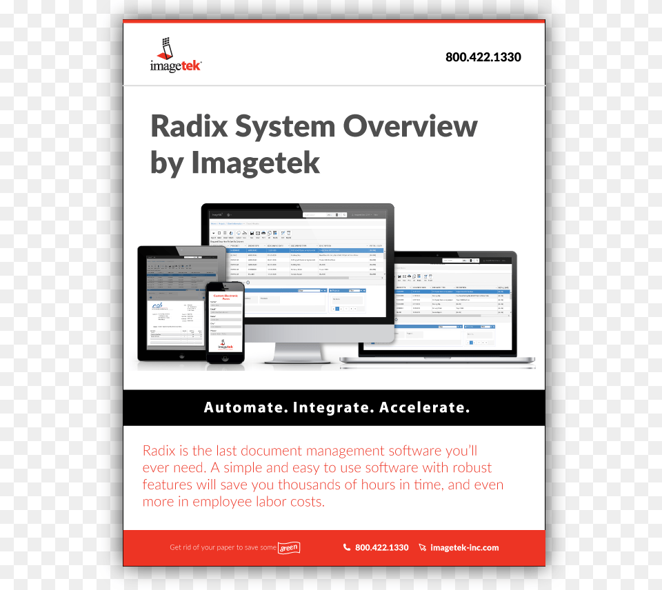 Edited Radix One Pager Imagetek, Advertisement, Poster, Page, Text Free Png Download