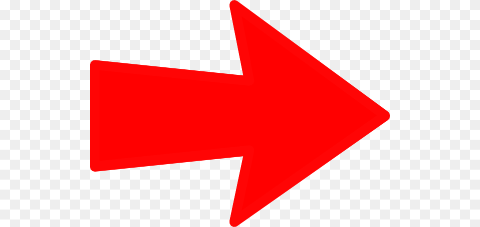 Edited Red Arrow Clip Art At Clker Com Vector Clip Red Arrow Clipart, Arrowhead, Weapon, Symbol, Sign Free Transparent Png