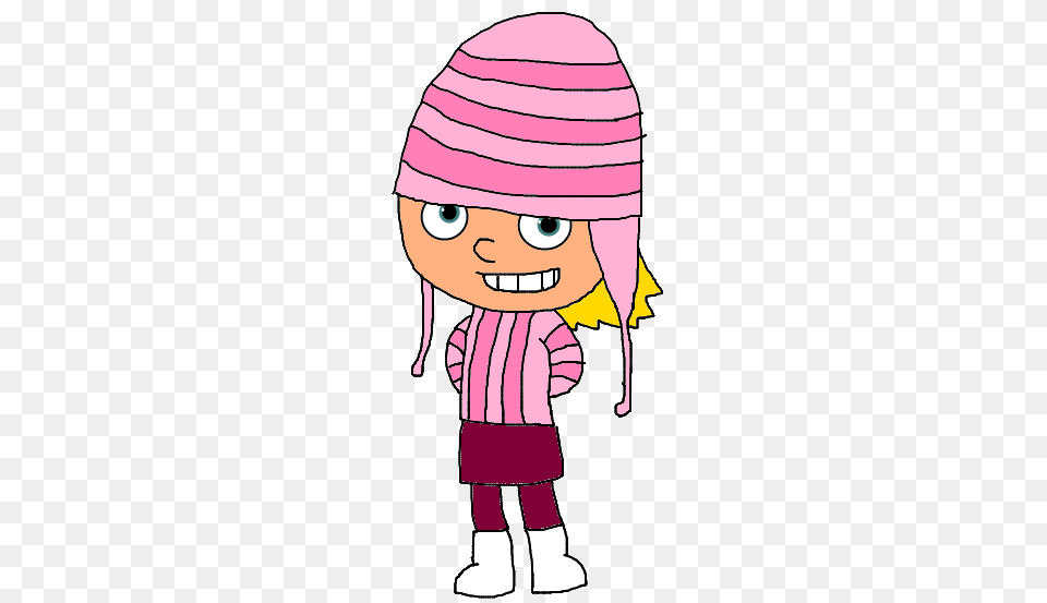 Edith Gru Geos World Wiki Fandom Powered, Clothing, Hat, Baby, Person Free Png Download