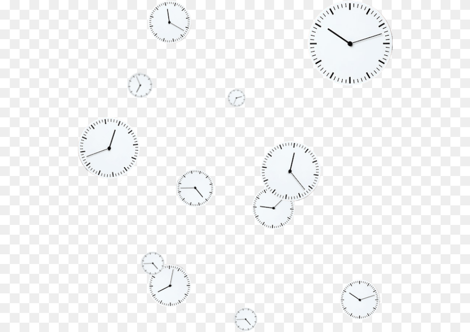 Editing Cute Materials Cute Bnw Clocks For Pic Editing, Analog Clock, Clock Free Png Download