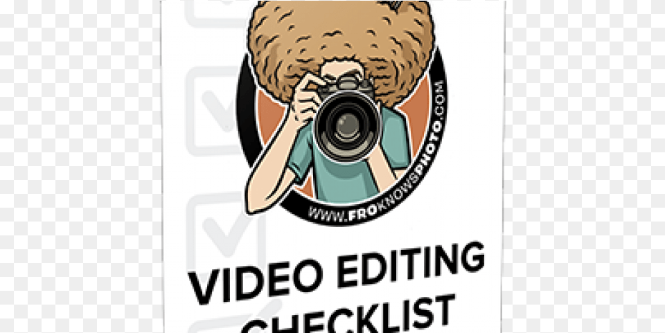 Editingsoftware Clipart Editing Checklist Fro Knows Photo Logo, Person, Photographer, Photography, Advertisement Free Png
