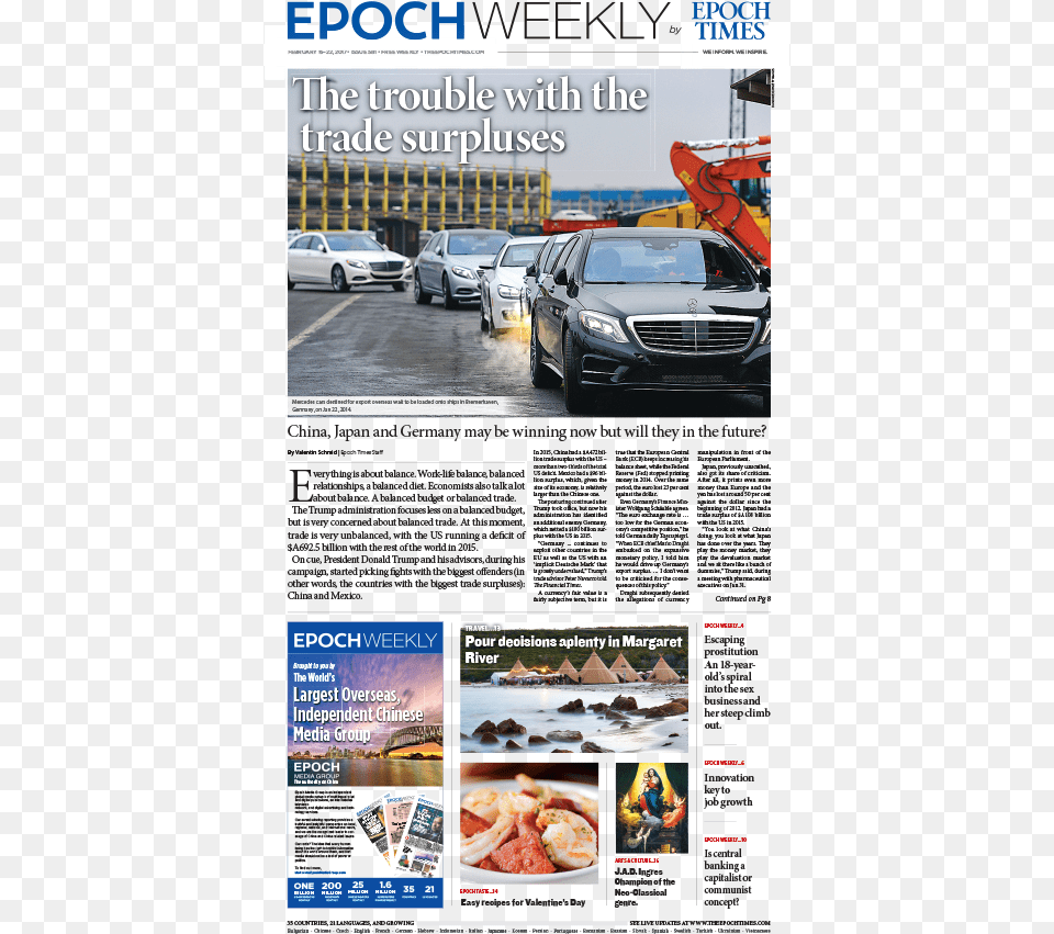Edition 581 Epoch Times, Advertisement, Poster, Vehicle, Car Free Transparent Png
