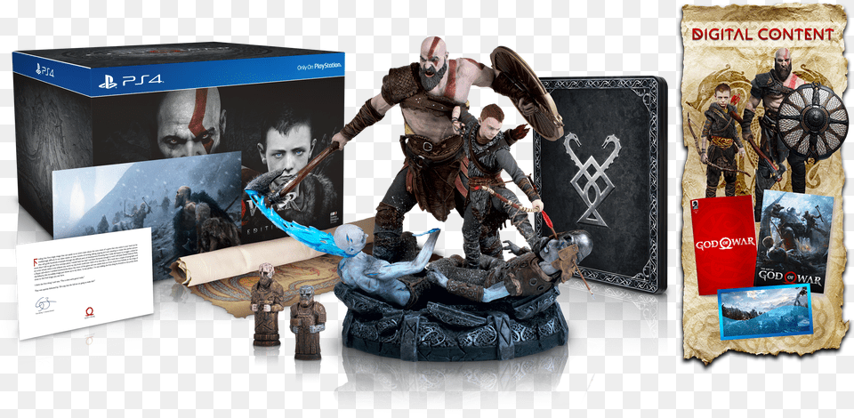 Edition God Of War Collectors Edition, Person, Adult, Male, Man Free Png Download