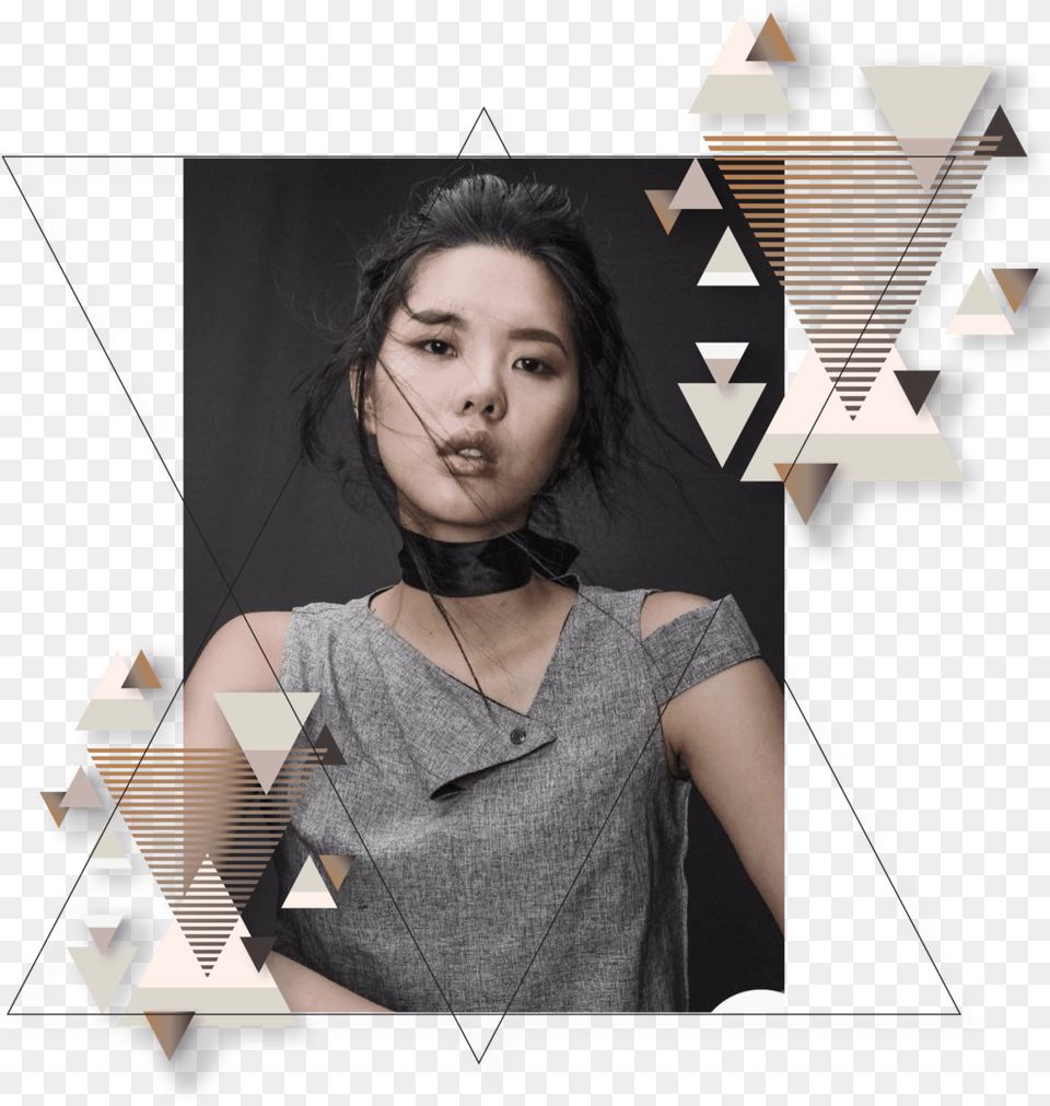 Edition Klfw Girl, Head, Portrait, Art, Collage Free Transparent Png