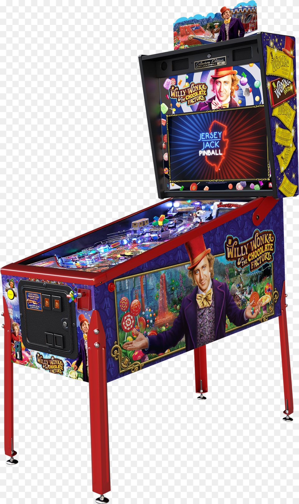 Edition Wonka Ce Pinball, Woman, Adult, Female, Person Free Png