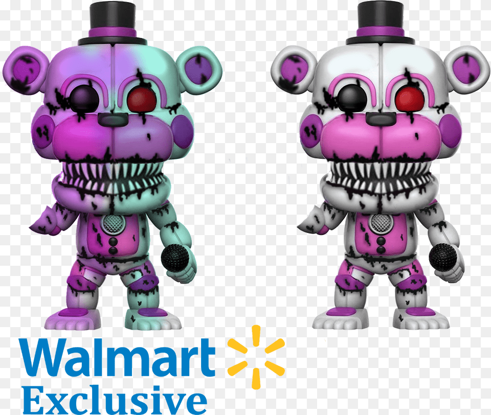 Editnightmare Funtime Freddy Funko Pop, Purple, Robot, Toy, Nature Png Image