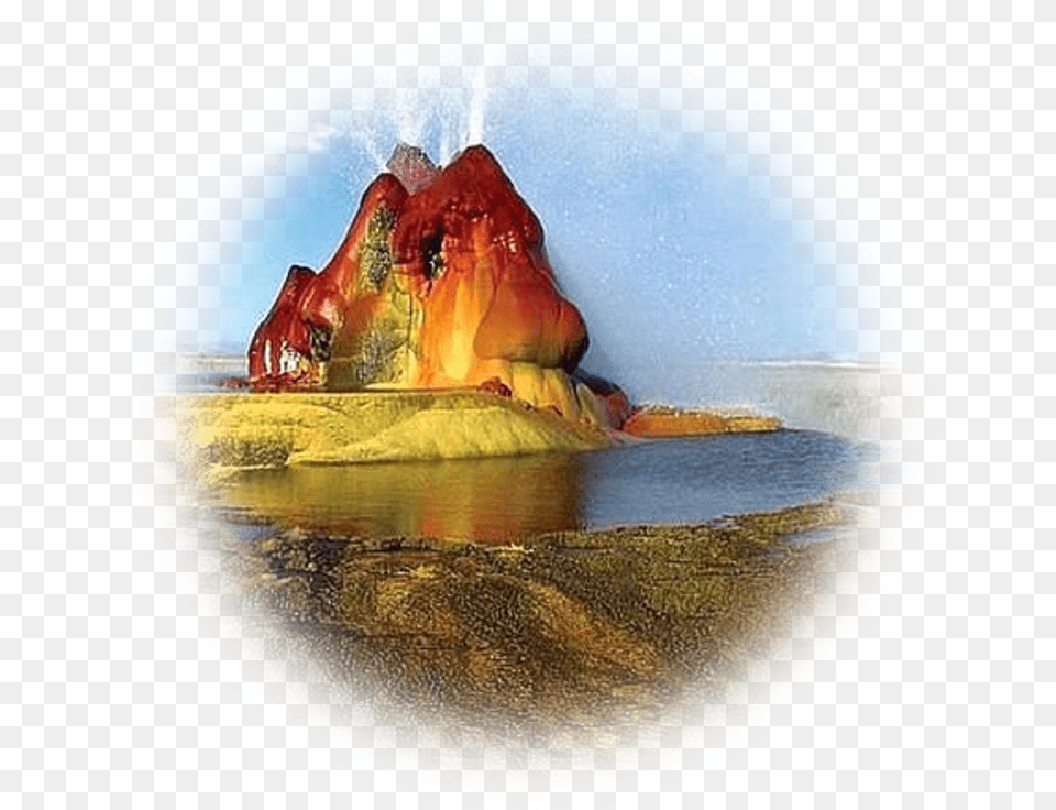 Editor Online Banner Black And White Stock Fly Geyser Nevada, Water, Volcano, Outdoors, Nature Free Transparent Png