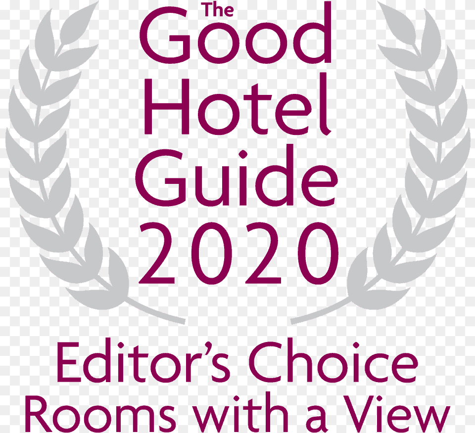 Editors Choice Rooms With A View Good Hotel Guide 2020, Symbol, Text, Advertisement, Person Free Png Download