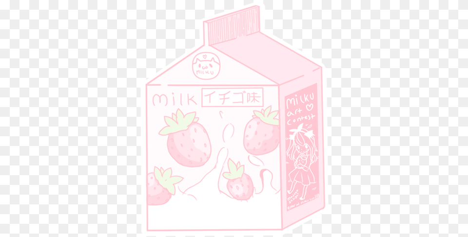 Edits Snow Effects Tumblr Transparent Strawberry Milk Aesthetic, Beverage Free Png