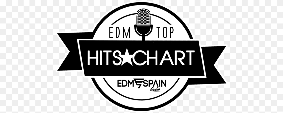 Edm Top Hits Chart Emblem, Electrical Device, Microphone, Logo Png