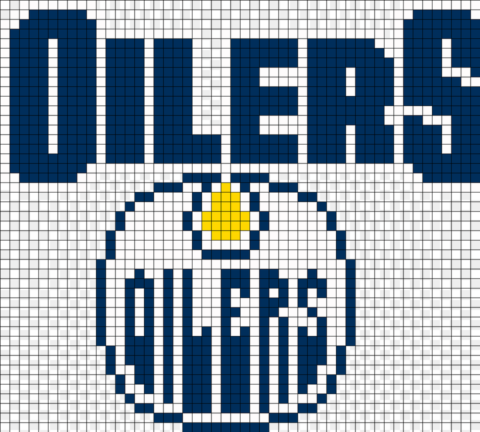 Edmonton Oilers Hockey Perler Bead Pattern Bead Sprite Edmonton Oilers Perler Beads Free Png Download