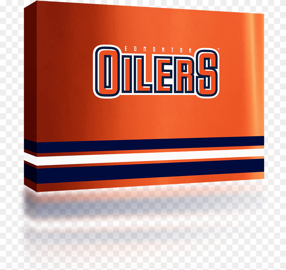 Edmonton Oilers Logo Carmine, Advertisement, Book, Publication, Text Free Png Download