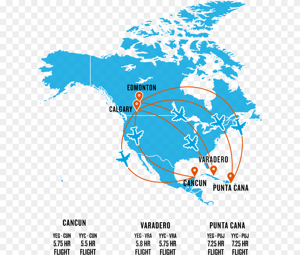 Edmonton To Punta Cana, Chart, Plot, Map, Atlas Free Png
