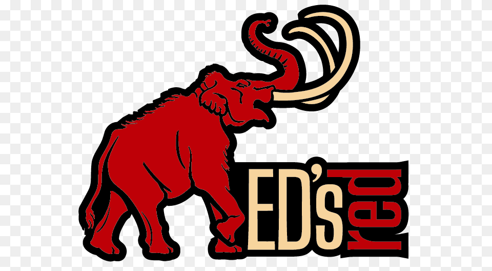 Eds Red A Mammoth Wine, Animal, Elephant, Mammal, Wildlife Free Transparent Png