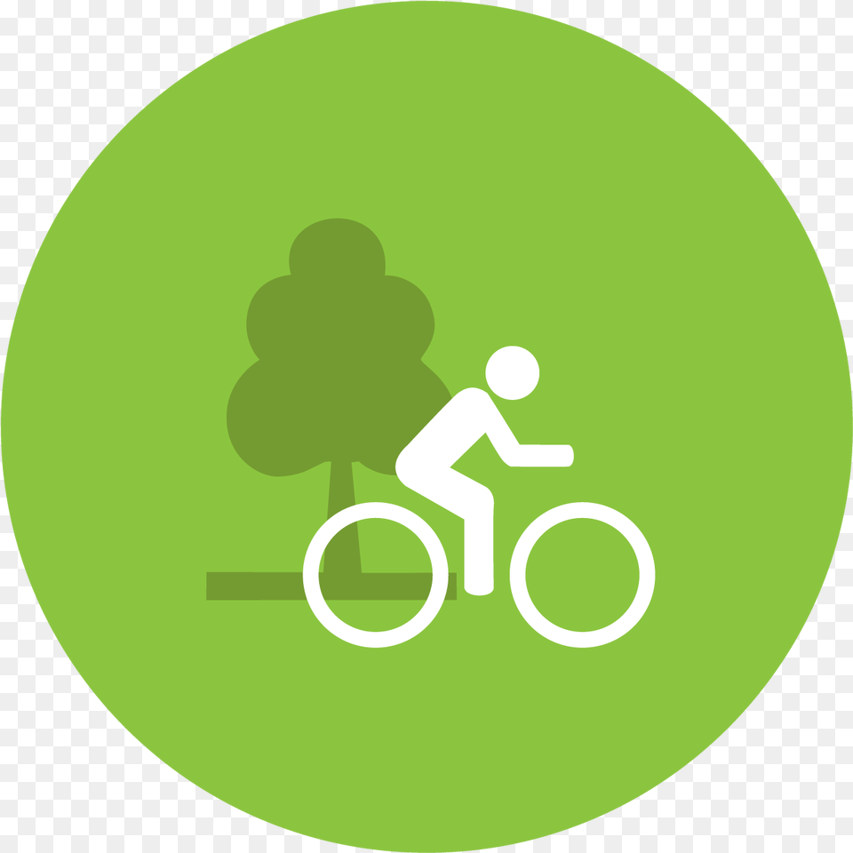 Educate Network Influence Circle, Green, Disk, Bicycle, Transportation Png Image