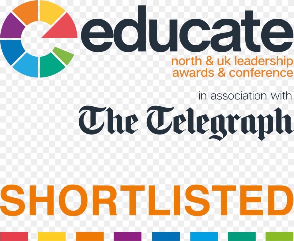Educate North And Uk Leadership Awards Shortlist Badge, Advertisement, Poster, Text, Scoreboard Png