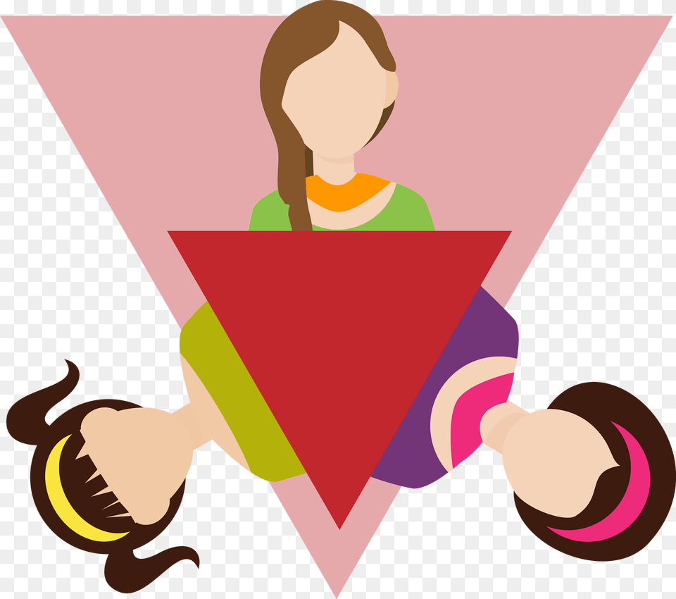 Education Clipart, Triangle, Person Png